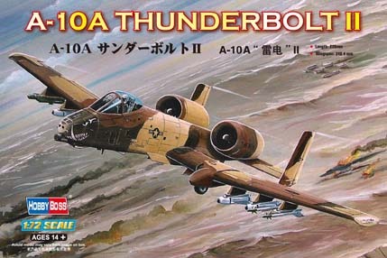 HobbyBoss 1/72 A-10A Thunderbolt II Plastic Model Kit