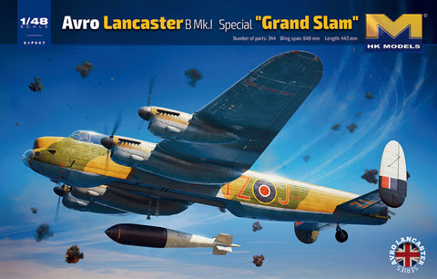 Hong Kong Models 1/48 Avro Lancaster "Grand Slam" Plastic Model Kit
