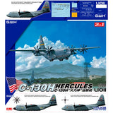 Great Wall Hobby L1011 1/144 USAF Lockheed C-130H Hercules Transport Aircraft [2 in 1]