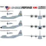 Great Wall Hobby L1011 1/144 USAF Lockheed C-130H Hercules Transport Aircraft [2 in 1]