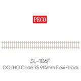 Peco OO/HO Flexible Track, Bibloc Sleeper