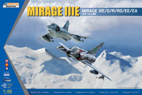 Kinetic 1/48 Mirage IIIE/O/R/RD/EE/EA **RAAF Decals**