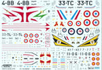 Kinetic 1/48 Mirage IIIE/O/R/RD/EE/EA **RAAF Decals**