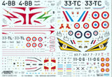 Kinetic 1/48 Mirage IIIE/O/R/RD/EE/EA **RAAF Decals**