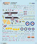 Kinetic 1/48 Mirage IIIO Royal Australian Air Force ARDU **RAAF Decals**