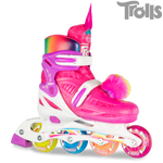TROLLS Size Adjustable Inline Skates Poppy Pink - Crazy Skates - Small