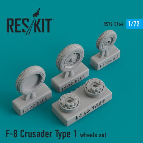 F-8 "CRUSADER" TYPE 1 WHEELS SET (1/72)