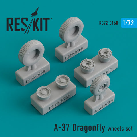 A-37 "DRAGONFLY" WHEELS SET (1/72)