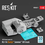 Reskit RSK48-0001 1/48 MJ-1A (Early) "Jammer" Lift Truck (3D Printed model kit)