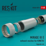 Reskit RSU48-0015 1/48 Dassault Mirage III E Exhaust Nozzles for Kinetic kits