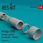 Reskit RSU48-0017 1/48 Mirage 2000 Exhaust Nozzles Italeri for Italeri kits