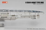 Jasmine Model 205001 1/350 German U-boat Type VIIC Submarine Skeleton Model Kit D DIY Metal Puzzle Toy