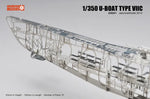 Jasmine Model 205001 1/350 German U-boat Type VIIC Submarine Skeleton Model Kit D DIY Metal Puzzle Toy