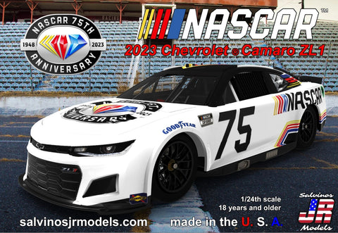 Salvinos J R 1/24 NASCAR 75th Diamond Anniversary 2023 Chevrolet Camaro ZL1