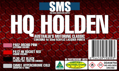 Scale Modellers Supply Holden HQ Acrylic Colour Set #2 Orchid