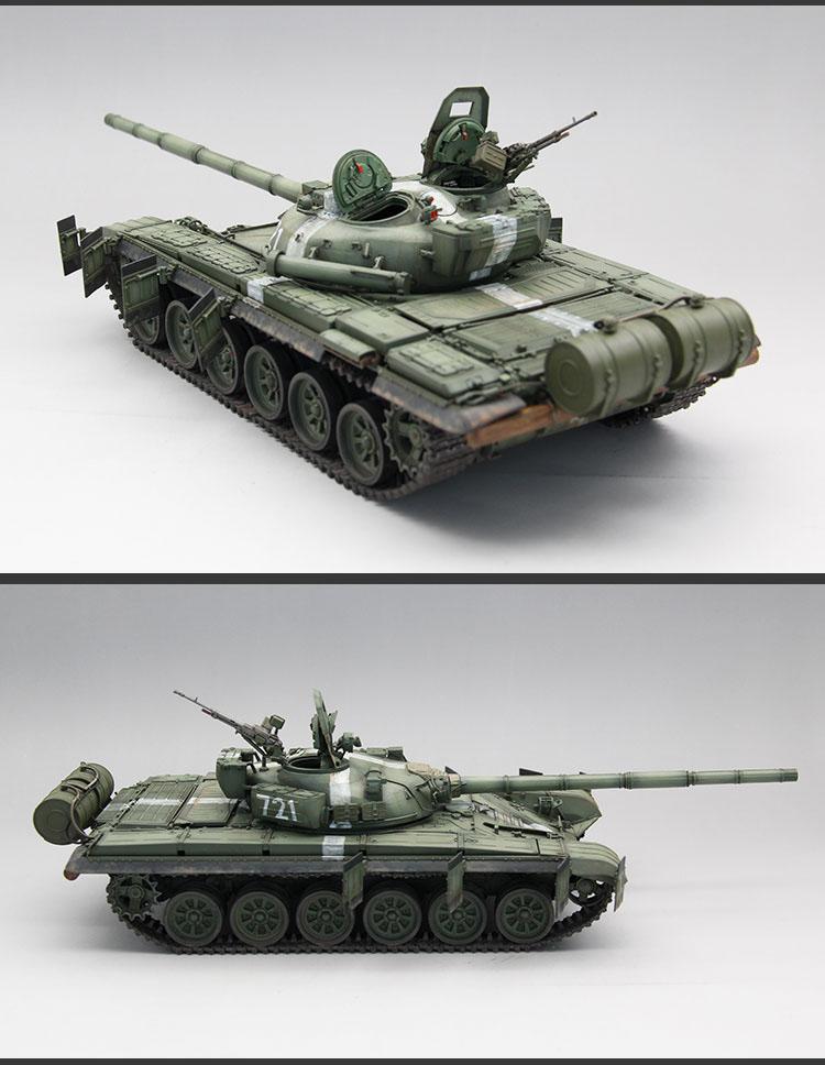 Maquette Academy Char T-72 Russe 1/48 Motorisé - Kit Plastique #13308
