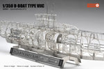 Jasmine Model 205001 1/350 German U-boat Type VIIC Submarine Skeleton Model Kit D DIY Metal Puzzle Toy