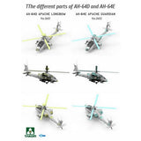 Snowman (Takom) 1/35 AH-64E Apache Guardian Attack Helicopter Plastic Model Kit