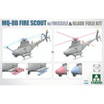 Takom 1/35 MQ-8B Fire Scout w/ Missile & Blade Fold Kit Plastic Model Kit