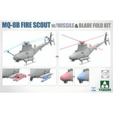 Takom 1/35 MQ-8B Fire Scout w/ Missile & Blade Fold Kit Plastic Model Kit