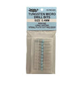 Icky Sticky TUNGSTEN MICRO DRILL BITS SINGLE SIZE 0.4mm
