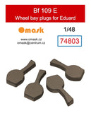 74803 1/48 Bf 109 E wheel bay plugs (for Eduard)