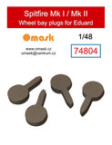74804 1/48 Spitfire Mk I / Mk II wheel bay plugs (for Eduard)