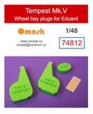 74812 1/48 Tempest Mk.V wheel bay plugs (for Eduard)