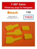 74820 1/48 F-86F Sabre wheel bay plugs (for Hasegawa)