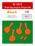 74831 1/48 Bf 109 E wheel bay plugs (for Wingsy Kits)