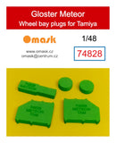 74828 1/48 Gloster Meteor wheel bay plugs (for Tamiya)