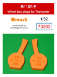 73202 1/32 Bf 109 E wheel bay plugs (for Trumpeter)