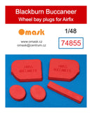 74855 1/48 Blackburn Buccaneer wheel bay plugs (for Airfix)
