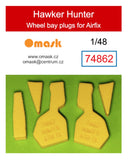 74862 1/48 Hawker Hunter wheel bay plugs (for Airfix)