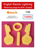 74866 1/48 English Electric Lightning wheel bay plugs (for Airfix/Eduard)