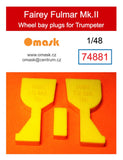 74881 1/48 Fairey Fulmar Mk.II wheel bay plugs (for Trumpeter)
