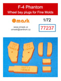 77237 1/72 F-4 Phantom wheel bay plugs (for Finemolds)