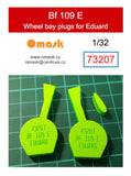 73207 1/32 Bf 109 E wheel bay plugs (for Eduard)