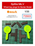 73503 1/35 Spitfire Mk.V wheel bay plugs (for Border Model)