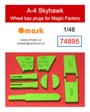 74895 1/48 A-4 Skyhawk wheelbay plugs (for Magic Factory)
