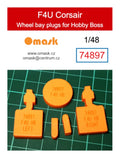 74897 1/48 F4U Corsair wheel bay plugs (for Hobby Boss)