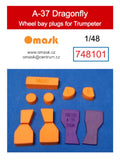 748101 1/48 A-37 Dragonfly wheel bay plugs (for Trumpeter)