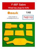 748110 1/48 F-86F Sabre wheel bay plugs (for Airfix)