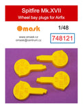 748121 1/48 Spitfire Mk.XVII wheel bay plugs (for Airfix)