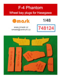 748124 1/48 F-4 Phantom wheel bay plugs (for Hasegawa)