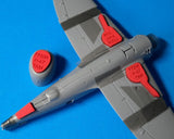 77208 1/72 P-47 Thunderbolt wheel bay plugs (for Tamiya)