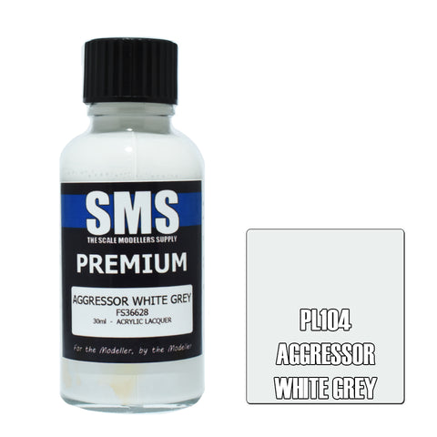 PL104 Premium AGGRESSOR WHITE GREY 30ml - VIP Toys and Hobbies