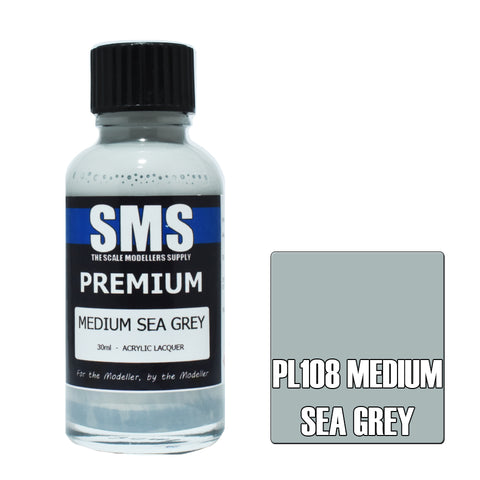 PL108 Premium MEDIUM SEA GREY 30ml - VIP Toys and Hobbies
