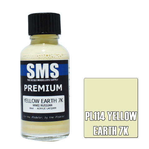 PL114 Premium YELLOW EARTH 7K 30ml - VIP Toys and Hobbies