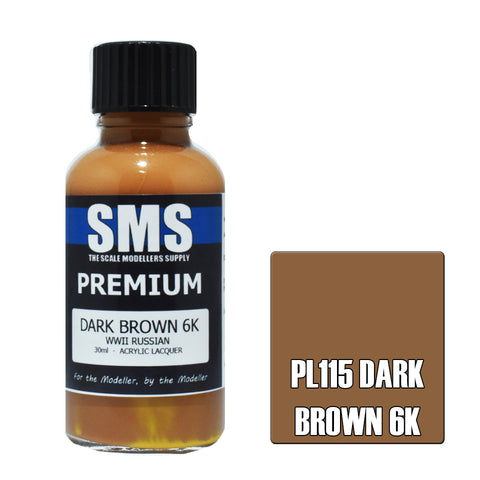 PL115 Premium DARK BROWN 6K 30ml - VIP Toys and Hobbies